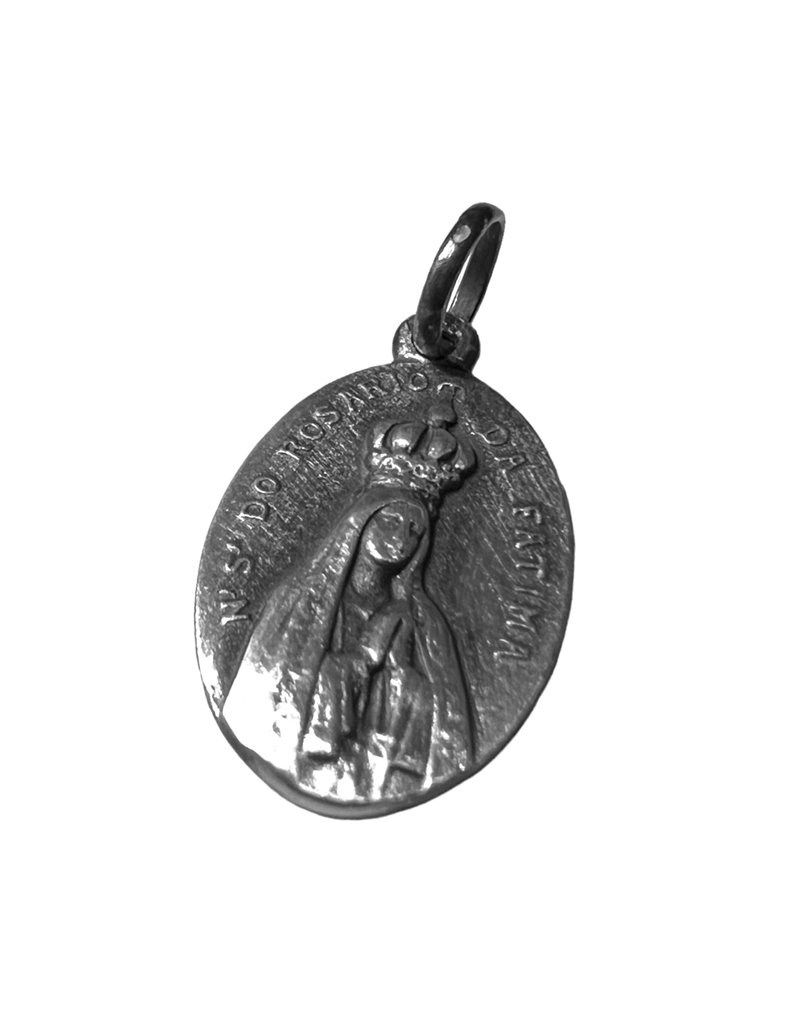 Our Lady of the Rosary of Fatima Medal in Silver