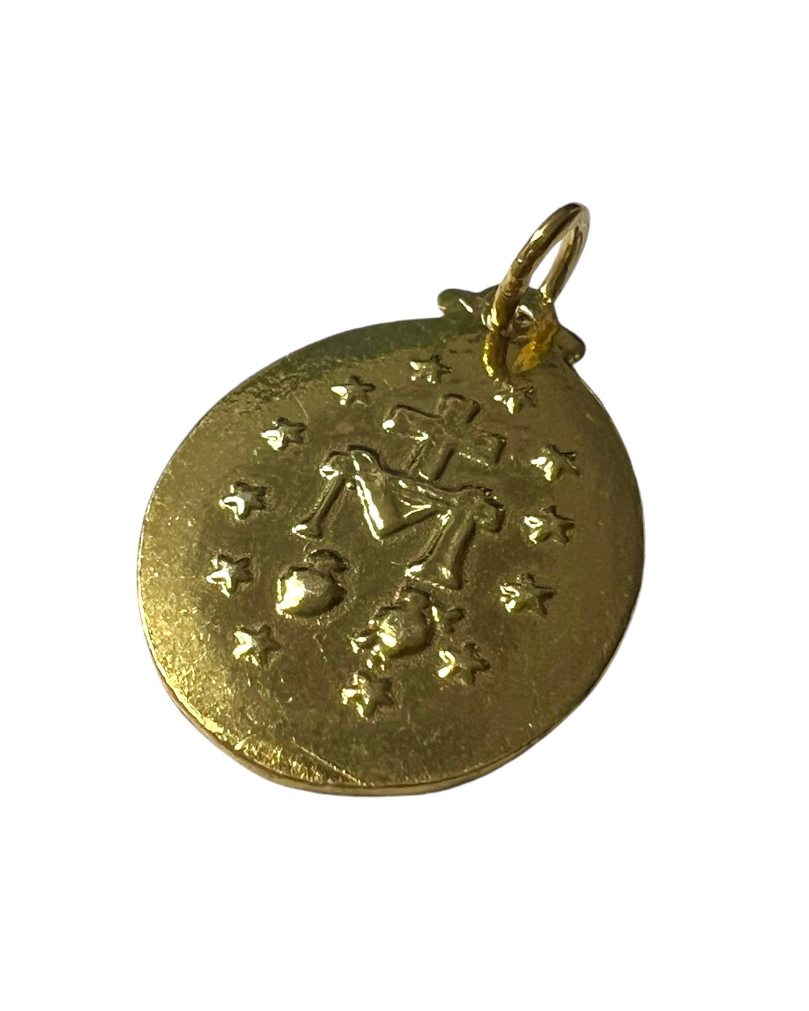 Our Lady of Grace Medal in Gold Plated Silver