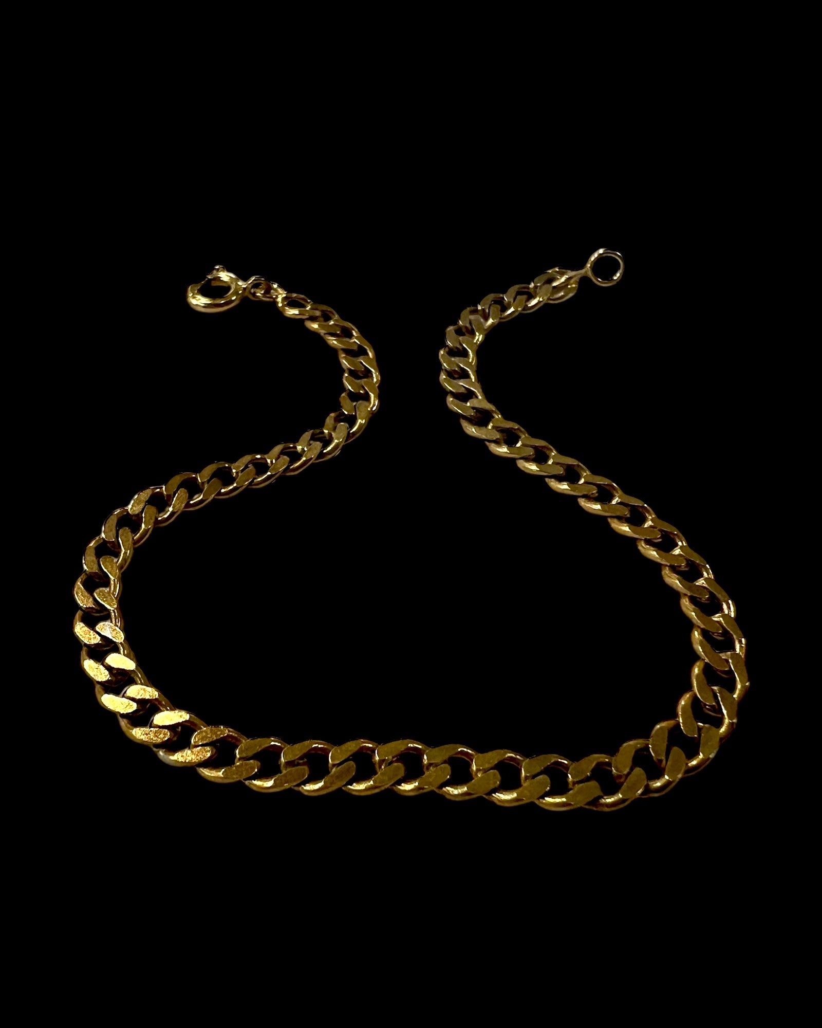 Pulseira Corrente Homem em Prata Dourada