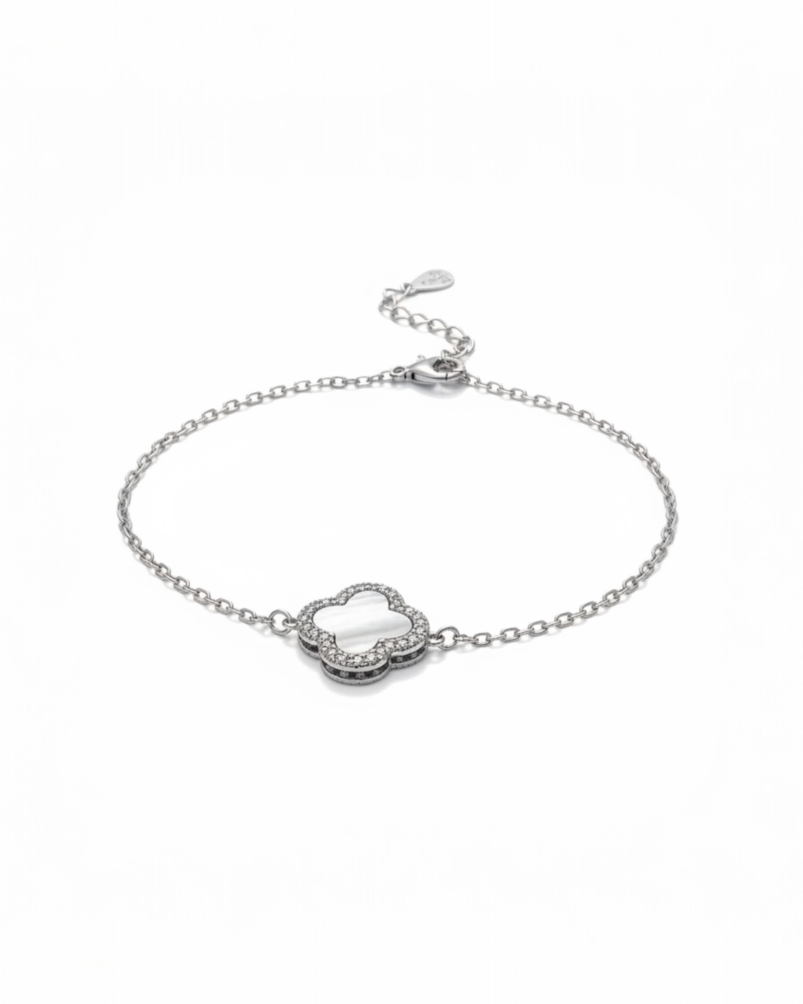 Pulseira Trevo em Prata