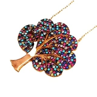 Colorful Tree of Life Necklace