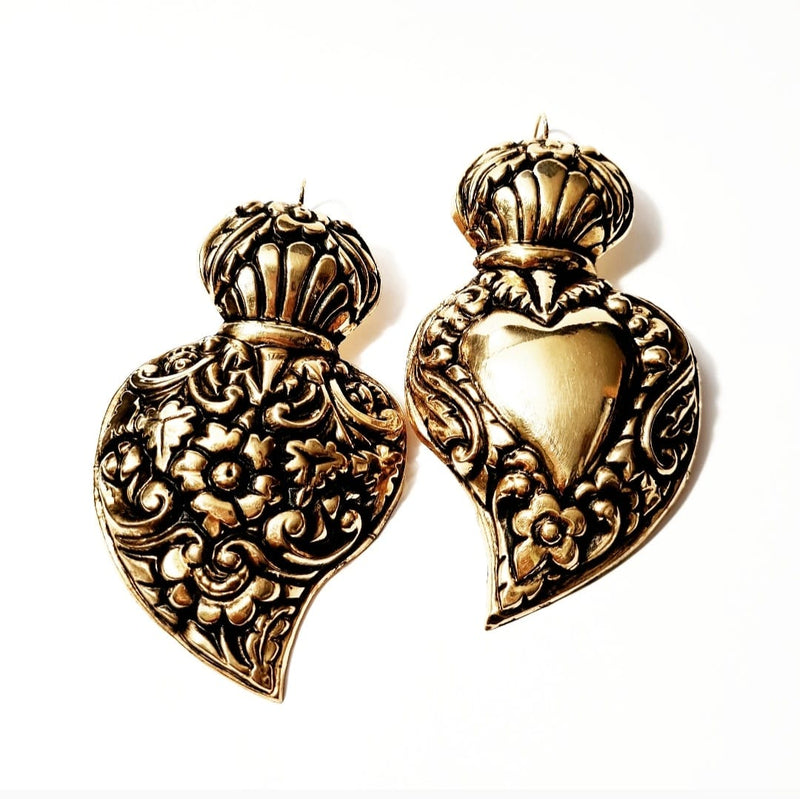 Baroque Heart of Viana Earrings