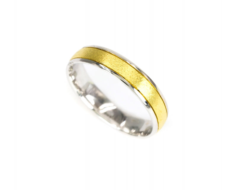 Gold Silver Wedding Ring